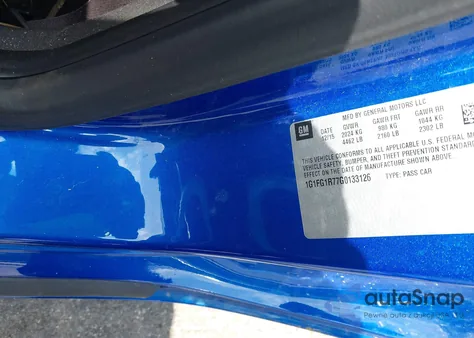 2016 Chevrolet Camaro 2Ss из США, поврежденный, VIN 1G1FG1R77G0133126